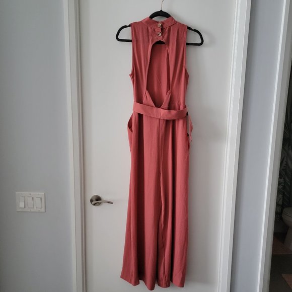 ASOS DESIGN high neck wide leg jumpsuit Size 8 - Picture 5 of 5